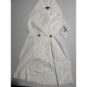 Nordstrom, 1State brand, White Dress with buttons, women's Small NWT #248